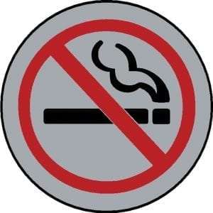 Πινακίδες σήμανσης για κάπνισμα