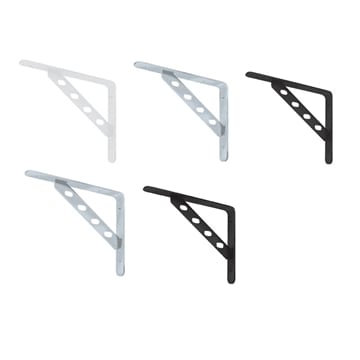 Decorative shelf support corners