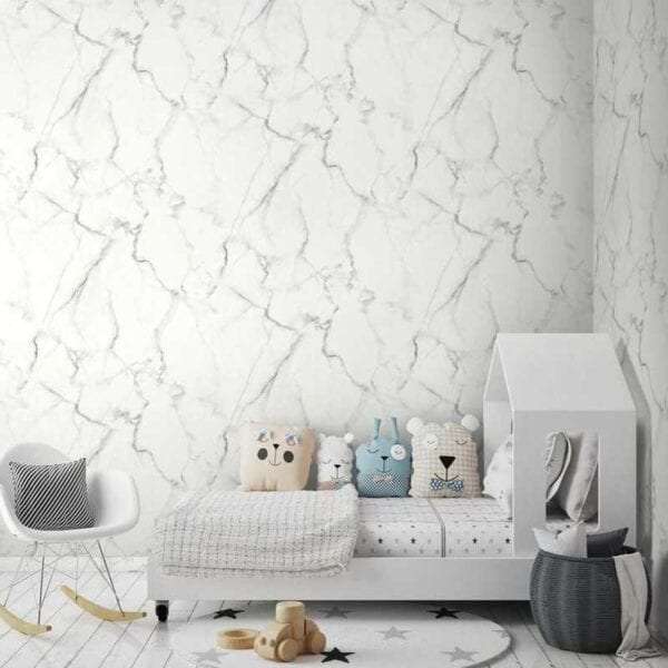 Carrara Marble Wallpaper RMK10839WP 2