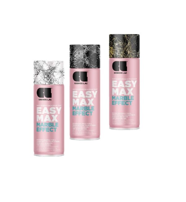 ΣΠΡΕΙ COSMOSLAC EASY MAX MARBLE EFFECT 400ML